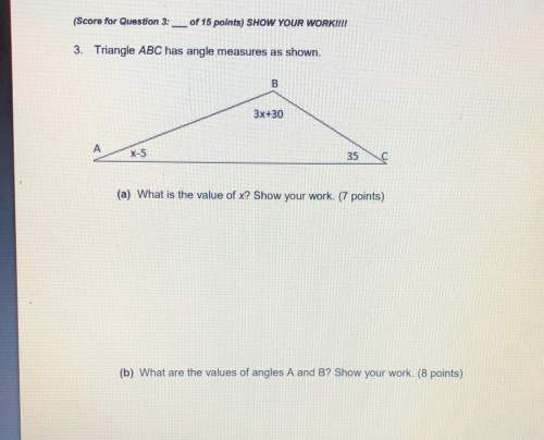 Will make brainliest  triangle abc has angle measures as shown.  b. what are the v