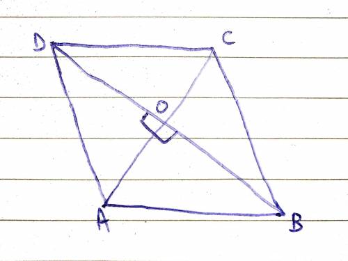 Prove that: If the diagonals of a quadrilateral bisect each other at right angles, then

the quadril