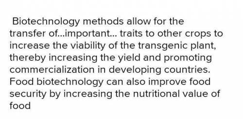 What are biotechnology and its relevance to population?