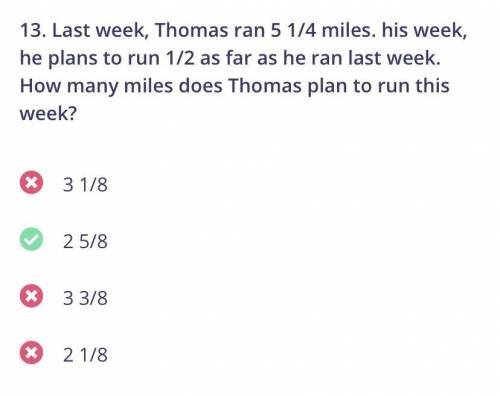 Last week, Thomas ran miles. This week, he plans to run as far as he ran last week. How many miles d