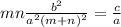 mn\frac{b^2}{a^2(m+n)^2} = \frac{c}{a}