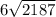 6\sqrt{2187