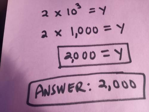 Please answer this for me!

6 X 10^-5 is how many times the value of 3 X 10^-8
Any number that has t