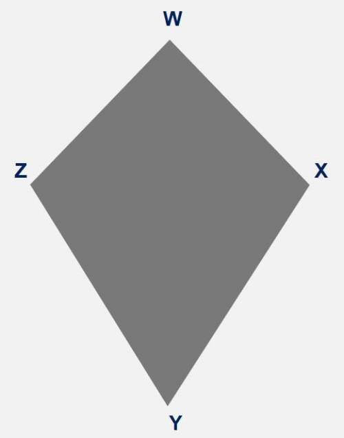 Consider kite WXYZ.

Kite W X Y Z is shown. The length of X Y is 3 a minus 5 and the length of Y Z i