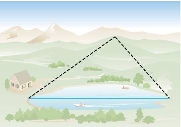To find the length ab of a small lake, a surrounding veyor measured angle acb to 96, ac to be 91 yar