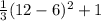 \frac{1}{3}(12-6)^2+1