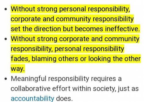 Where does personal responsibility stop.