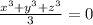 \frac{x^3+y^3+z^3}{3} =0