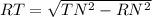 RT = \sqrt{TN^2 - RN^2}