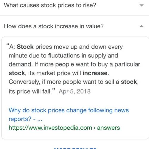 What are some reasons why stock becomes more valuable overtime