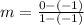 m=\frac{0-\left(-1\right)}{1-\left(-1\right)}