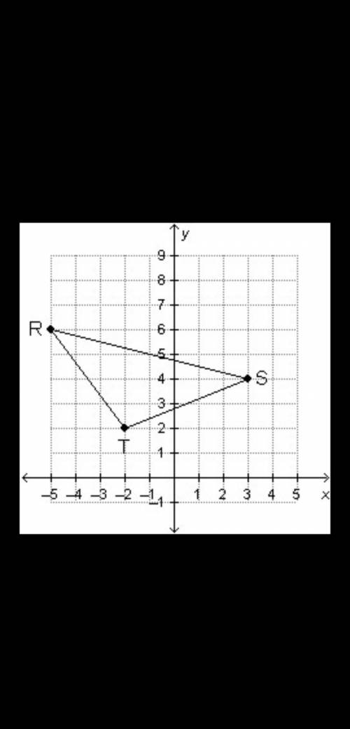 Which expression can be used to find the area of triangle RST? (8 ∙ 4) - 1/2 (10 + 12 + 16) (8 ∙ 4)