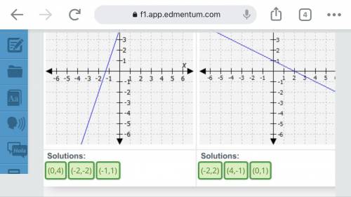 Warm-Up

The table shows two equations and their graphs. Determine which equation each point is a so