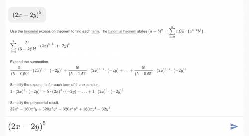 Find the product of the following binomial (2x+2y) (2x_2y)