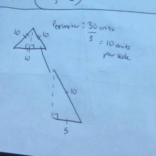 Find the length of the altitude drawn to a side of an equilateral triangle whose perimeter is 30.