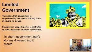 What is the relationship between limited government and rule of law