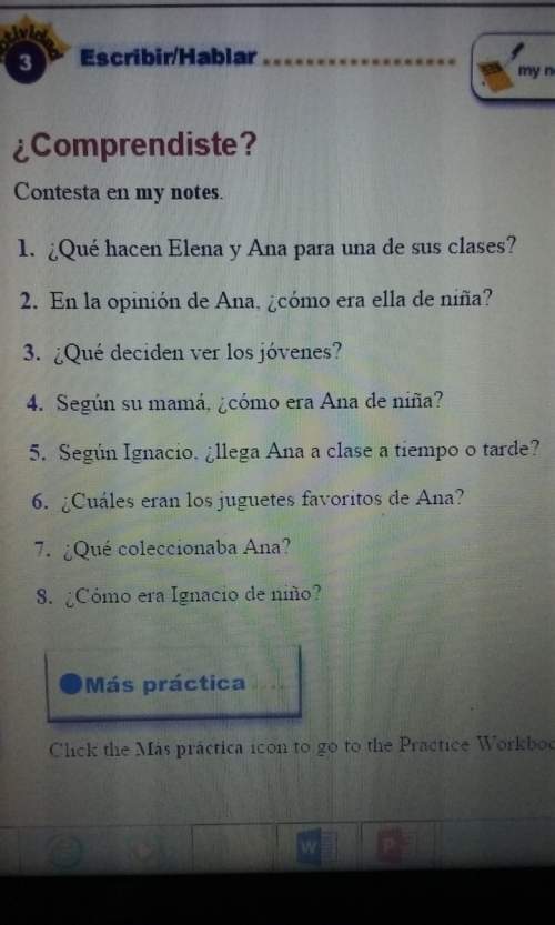Spanish 2: answer all in 1-8  passage/reading: realidades 2 textbook page 188.