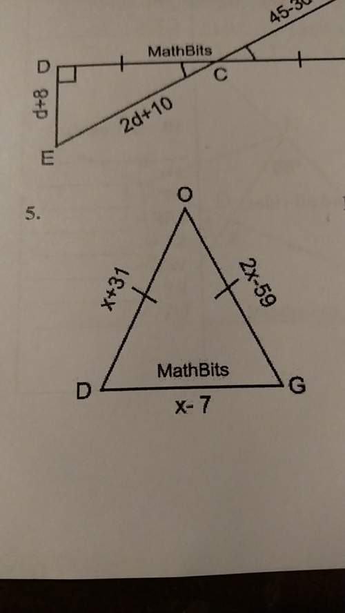 How do i find x and all three sides?