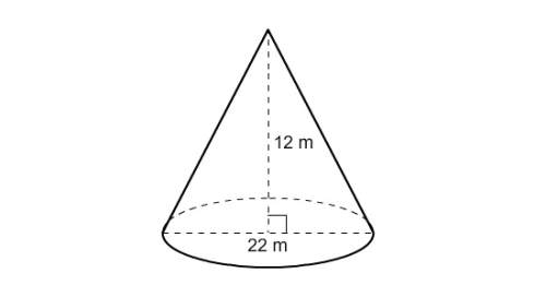What is the volume of the cone to the nearest tenth?