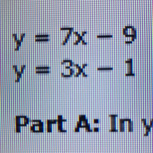 Explain, how you can solve the pair of equations graphically. wright the slope and y- intercept for