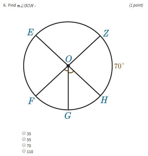 I'm confused can someone explain it to me.  find m∠ foe.  a. 35 b. 55