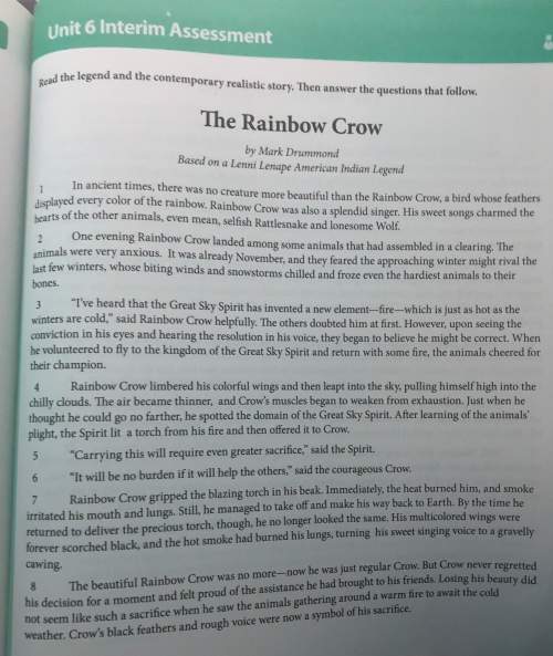 How do the characters in “the rainbow crow” mainly differ from those in “the slient songbird”?