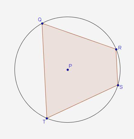 "in quadrilateral qrst, m∠q is 68°, m∠r is (3x + 40)°, and m∠t is (5x − 52)°. what are the measures