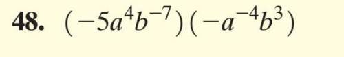 Simplify this expression and write the result using positive exponents only