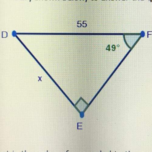 Use def shown below to answer the question that follows. what is the value of x rounded to the neare