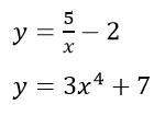 4. determine if each function is linear or nonlinear. (the equations are the first picture.)