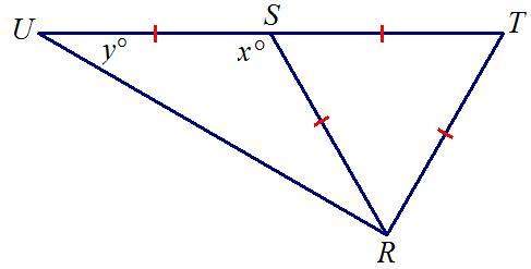 If δrst is an equilateral triangle, find x and y.