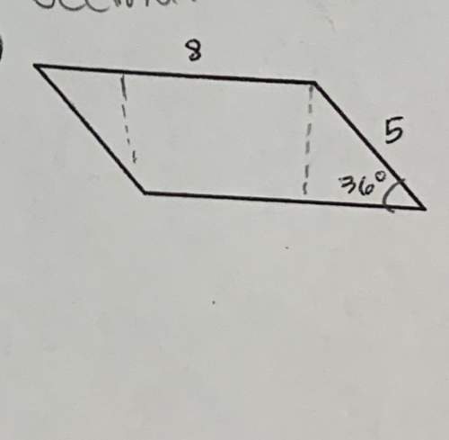 Find the area , you usually solve it by using the special right triangle , but its not 30,60, or 90