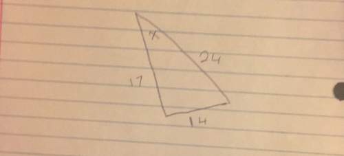 Solve for x? i don't think any angle is a 90 degree angle. i didn't draw it exactly right.