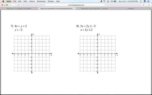 Hi can i get some with solving systems of inequalities? !  so here are the 2 problems