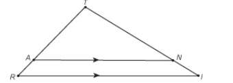 Regard triangletri and the following facts:  segment ir || segment na  ta= 12 cm, ra= 3