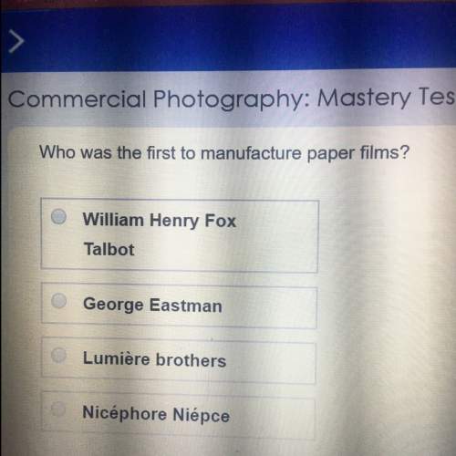 Who was the first to manufacture paper films?