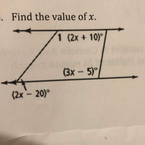Find the value of x kinda confused