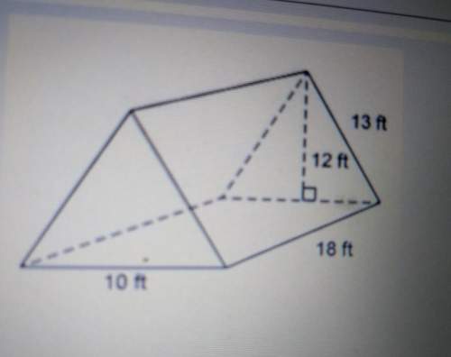 How much material is needed to construct a triangular tent that is 10 feet wide , 12 feet tall and 1