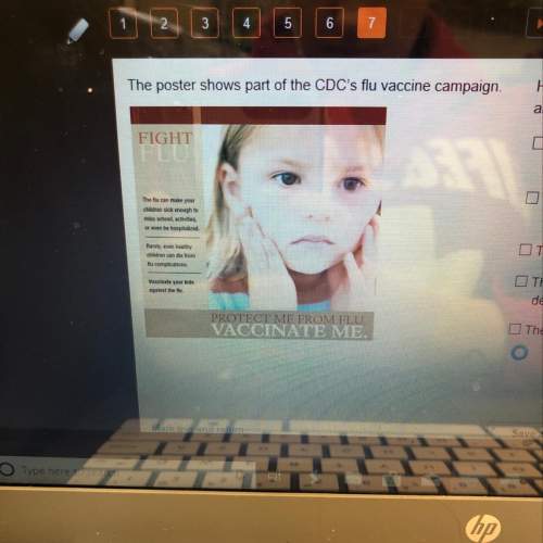 Hurry will give you 100 ! the poster shows part of the cdc's flu vaccine campaign how does this pos