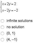 What is the solution to the following system of equations?