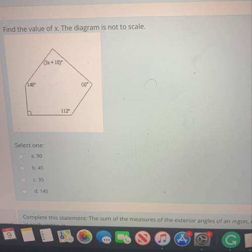 Can you guys me find the value of x