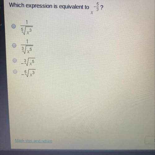 Which expression is equivalent to x^-5/3