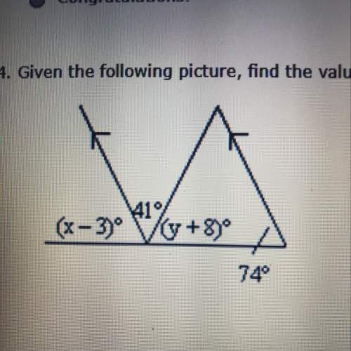 Given the following picture, find the value of x