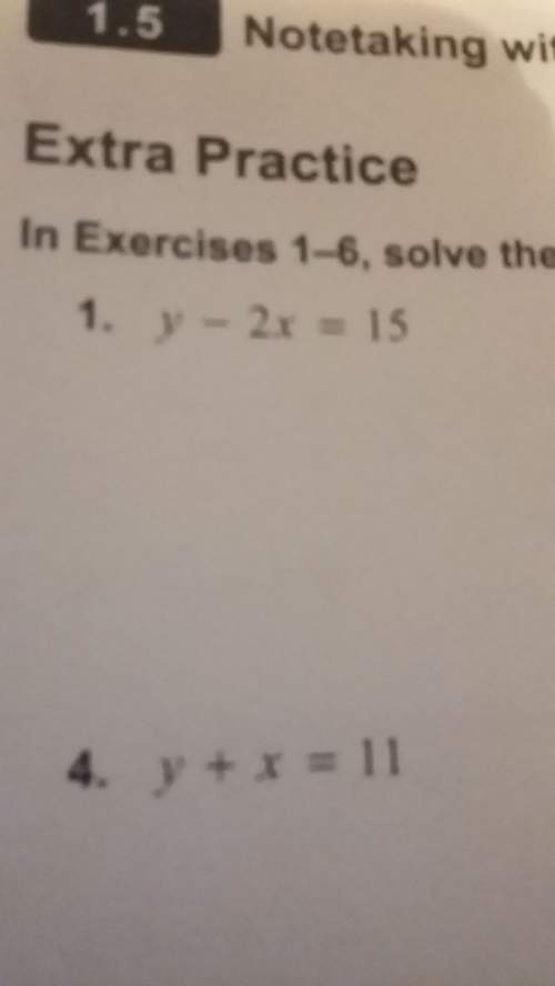 In exercise solve the literal equation for y