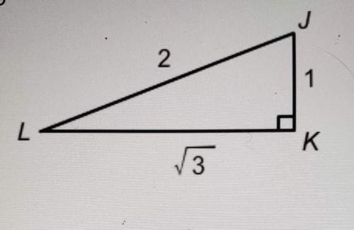 What is the cosine of angle la. 2b. 1/2c. 3 square rootedd. 3 square r