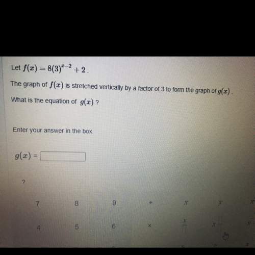 Look at picture. tell me what g(x)=?