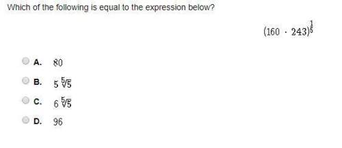 Which of the following is equal to the expression below?