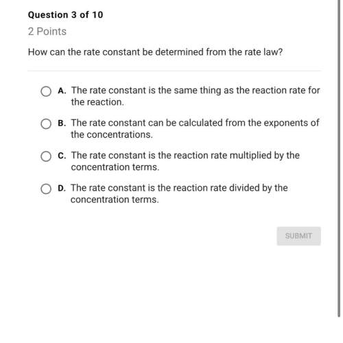 How can the rate constant be determined from the rate law?