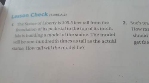 How tall is the model? it's is #1.