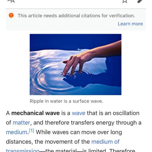 What does mechanical wave do with its energy